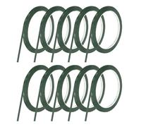 QUARKZMAN 10 Rollos Cinta De Pizarra Blanca Cinta Gráfica 5mm 54.7 Yardas Cinta Artística Delgada Cinta Adhesiva Cinta Pinstripe Cinta De Enmascarar Para Envoltura De Para Verde