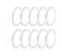 QUARKZMAN 10 Rollos Cinta Para Pizarra Blanca Cinta Gráfica Para Diagramas 5mm 54.7 Yardas Artística Delgada Cinta Pinstripe De Enmascarar Para Envolver Transparente