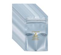 QUARKZMAN 100 Pcs Bolsas Antiestáticas 2.8" x 4.3" Gris Plateado | Bolsa De Blindaje ESD Reutilizable, Con Etiquetas, Para Disco Duro HDD SSD Dispositivos Electrónicos Placas Madre