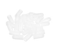 QUARKZMAN 100 PCS Tapones De Extremo De Silicona 4mm(5/32") DI 13mm(1/2") Altura Redondos Protectores Elásticos De Goma Para Tornillos Cubiertas Flexibles Pernos Transparentes