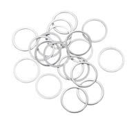 QUARKZMAN 100 Piezas Arandela Plana M16, 16x20x0.8mm Acero Inoxidable 304 Arandelas Planas Espaciadoras Para Tornillos, Pernos, Automoción, Maquinaria Industrial