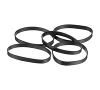 QUARKZMAN 100 Piezas de Bandas de Goma de Silicona, Anillos de Goma de 35x5mm, Lazos de Cables Fuertes y Elásticos Antideslizantes para Envolver Cables y Bolsas, Negro