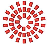 QUARKZMAN 100 Piezas De Rhinestone Rectangular Con Base En Punta 6x8mm Mini Rhinestone Cuadrada Con Base En Punta Transparente Piedras Facetadas De Cristal De Vidrio Rojo Rosa Oscuro