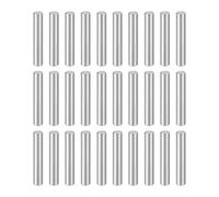 QUARKZMAN 100 Piezas Pasadores De Espiga M3(3mm) X 18mm 304 Acero Inoxidable Soporte De Estante Cilíndrico Varillas De Sujeción Para Dispositivos Metálicos Plateado