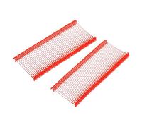 QUARKZMAN 1000pcs 35mm Navetes Púas para Precio Etiquetado Pistola Estándar Fijación Etiqueta Tag Gun Precio Alfileres Pasadores Sujetadores para Precio Regalo Ropa Bolso, Rojo