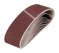 QUARKZMAN 100mm x 915mm Bandas de Lija Set, 10pcs Cintas Abrasivas 60 Grano Correa para Lijadoras Óxido Aluminio para Carpintería Pulido de Metal Afilador de Cuchillo