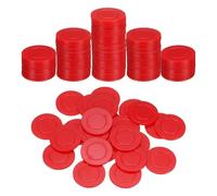 QUARKZMAN 100Pcs Fichas De Póker De Plástico De 1.5 Pulgadas, Fichas Mini De Bingo Contadores De Aprendizaje Discos De Conteo Marcadores De Juego Opacas para Juegos Matemáticas Conteo