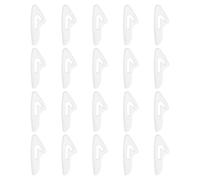 QUARKZMAN 100Pcs Protector de Punta de Cuchillo, Fundas de Plástico para Proteger la Punta de la Cuchilla, 28.8 x 11 x 3.55mm, Fundas Transparentes para la Punta de la Cuchilla en la Cocina