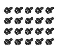 QUARKZMAN 100Pezzi A Testa Phillips M3 X 8mm In Acciaio Al Carbonio