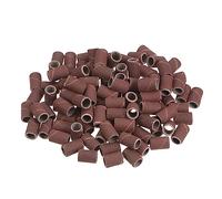 QUARKZMAN 100uds Lijado Tambores 1/4 Pulgadas Mini Lijado Mangas 600 Grano Lijado Bandas para Tambor Lijadora Giratoria Herramientas