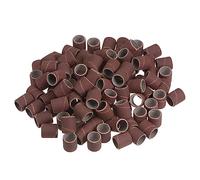 QUARKZMAN 100uds Lijado Tambores 3/8 Pulgadas Mini Lijado Mangas 400 Grano Lijado Bandas para Tambor Lijadora Giratoria Herramientas