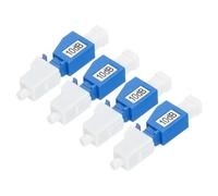 QUARKZMAN 10db Atenuador de Fibra LC, LC/UPC SM Monomodo Fijo Atenuador Óptico de Fibra Macho a Hembra para Transmisión de Fibra Óptica Paquete de 4