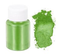 QUARKZMAN 10g/0.35oz Polvo De Mica De Grado Cosmético, Polvo De Mica De 600 Mallas Pigmentos Naturales Para Resina Epoxi, Colorante Para Velas, Esmalte De Uñas Y Brillo De Labios DIY, Verde