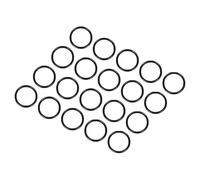 QUARKZMAN 10mm x 8mm x 1mm Nitrilo Goma Juntas Tóricas x 20uds Redondo Junta Arandela para Grifo Plomería Reparación Sellado Conexión [Negro]