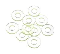 QUARKZMAN 10Pcs Arandelas Planas PU 22mm OD 10mm ID 3mm Grosor Redondas Poliuretano Para Junta Sellado Brida Y Espaciador Para Tuberías Aparatos Eléctricos Industriales