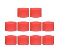 QUARKZMAN 10Pcs Bandas De Goma De Silicona Antideslizantes 3.39 Pulgadas Planas Bandas Elásticas De Goma Para Libros Trampas Arte Papel De Regalo Cordones Y Más Rojo