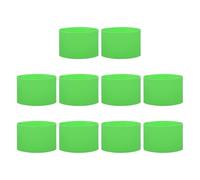 QUARKZMAN 10Pcs Bandas De Goma De Silicona Antideslizantes 3.39 Pulgadas Planas Bandas Elásticas De Goma Para Libros Trampas Arte Papel De Regalo Cordones Envolturas Verde