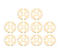 QUARKZMAN 10Pcs Cubierta De Reclinable Hebilla Antideslizante, 74 X 74mm Hebilla Ajustable para Cubiertas De Cojín De Sofá O Asiento De Auto, Redonda, Beige