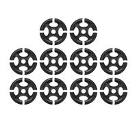 QUARKZMAN 10Pcs Cubre Recliner Hebilla Antideslizante, 74 X 74mm Hebilla Ajustable para Fundas De Sofá O Asiento De Auto, Redonda, Negra