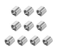 QUARKZMAN 10pcs De Insertos Roscados De Alambre M16 X 2 1.5D (24mm) Métricos Tipo Helicoidal De Acero Inoxidable 304 Kit De Reparación De Roscas Manguito Roscado De Alambre