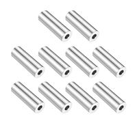 QUARKZMAN 10pcs Espaciador Inoxidable Acero 5/16" ID x 3/4" OD x 2" Longitud Casquillo de Tornillo Acabado Liso, Espaciador Metal Redondo para M8 Tornillos, Pernos y Varillas