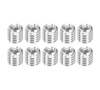 QUARKZMAN 10Pcs Insertos Roscados M4-0.7x6 & M6-1x6 Acero Inoxidable 303 Manguitos Roscados Inseros Para Reparación De Rosca Para Equipos Mecánicos