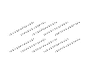 QUARKZMAN 10Pcs M3 x 60mm 304 Acero Inoxidable Pasador Cilíndrico, Pasador De Soporte Para Estantes Pasador Paralelo Sujeto Para Fabricación Mecánica, Industria, Plateado