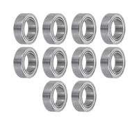 QUARKZMAN 10pcs MR85ZZ Rodamientos de Bolas de Ranura Profunda en Miniatura 5x8x2.5mm con Doble Blindaje para Motores Eléctricos, Electrodomésticos, Maquinaria de Jardín, P5 (ABEC 5)