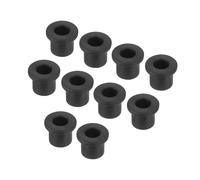 QUARKZMAN 10Pcs Ojales de Goma Cónicos en Forma de T Dia 10.5mm ID 7mm H 12mm Negro Sello Protección Pasacables Flexible para Cable Tubo
