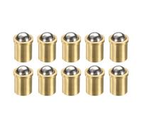 QUARKZMAN 10pcs Puntos De Bola Resorte Plungers 10x13mm Latón Precision Positioning Beads Ball Spring Plungers Ball Catch Latch Para Puerta Armario Dispositivos Abrazaderas Muebles