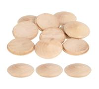 QUARKZMAN 10pcs Tapón de Madera, 45mm Tapones de Madera para Sellar Nudos Tapones de Agujero de Madera en Forma de Seta para Cocina Gabinete Muebles Estantería Estantes, 40x10mm(ID *Al.)