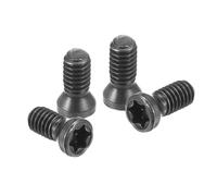 QUARKZMAN 10Pcs Tornillos Torx M2.5 X 8mm Y 10Pcs Tornillos Torx M2.5 X 6mm de Acero de Aleación Grado 12.9 con Llave para Reemplazar Insertos de Carburo