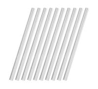 QUARKZMAN 10Pcs Varillas Redondas De Acero, 4.9mm x 100mm Acero De Alta Velocidad (HSS) Varilla De Aluminio Barra De Acero Para Ejes Engranajes Taladros Tornos Máquina De Perforación