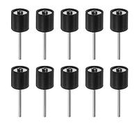 QUARKZMAN 10uds 1/2 Pulgadas Lijado Tambor Goma Mandriles 2,35mm Vástago Lijado Manga Soporte para Tambor Lijadora Giratoria Amoladora