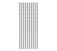 QUARKZMAN 10uds Extra Largas Taladros, 1,5mm HSS Taladro Taladro con Alta Velocidad Acero Recto Vástago 80mm Longitud para Metal Carpintería Plástico Aluminio Aleación