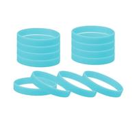 QUARKZMAN 12 Braccialetti In Gomma, Braccialetti In Silicone Unisex Elastici Colorati per Adulti E Ragazzi Sport Giochi Di Squadra Feste Decorazioni Alla Moda, Fluorescente