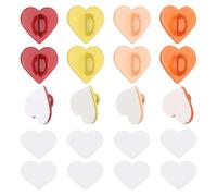 QUARKZMAN 12 Pcs Gancho Para Colgante Rojo/Naranja/Naranja Claro/Amarillo