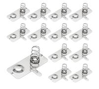 QUARKZMAN 12 Pcs Molla Di Contatto per Batteria AA Piastra Nichelata 28 mm x 12 mm Molla Di Conversione Da Positivo A Negativo per Montaggio Su PCB E Portabatterie