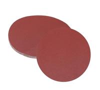 QUARKZMAN 12 Piezas Discos Lija PSA 250 mm, Lija Óxido Aluminio Autoadhesiva 80 Grit, Papeles Lijado Redondos Sin Agujero Para Uso En Seco/Húmedo, Para Pintura Auto, Metal