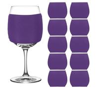 QUARKZMAN 12 Piezas Fundas Copa Vino Sublimables, Funda Aislante Reutilizable De Neopreno Para amparar Copas De Vino En Bebidas Frías, Suministros Para Decoración Por Sublimación.