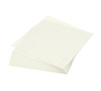 QUARKZMAN 125 Hojas de Papel de Origami, Papel Plegable Cuadrado Doble Cara 6x6" (15x15cm) 70 g/m² para Proyectos de Arte y Manualidades, Principiantes, Decoración de Regalo, Blanco Crema