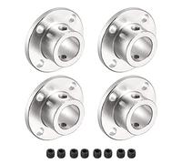 QUARKZMAN 12mm ID Rígido Brida Acoplamiento x 4uds Motor Guía Eje Acoplador Motor Conector Eje Junta para Bricolaje RC Modelo Motores, [13x18mm]