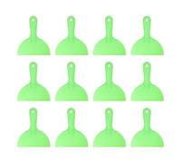 QUARKZMAN 12pcs Espátula De agramasa 6.1" Espátulas De Plástico Flexible Desechables Herramienta De Limpieza Para Extender Pintura Reparación De Enagramasado Parches Pintura Verde