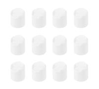 QUARKZMAN 12Pcs Tapas De Disco Blancas De Reemplazo 28/410 Tapas De Disco De Plástico De Presión 1.3x1.2x1.1 Pulgadas Dosificación Para Botellas Exprimibles, Botellas De Champú