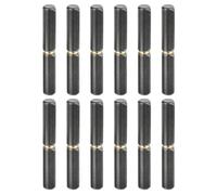 QUARKZMAN 12uds Soldadas Barril Bisagras, 4" x 9/16" (LxD) Carbono Acero Soldable Desmontable Barril Bisagras para Metal Puerta Abatible Puerta Remolque Rampas, 0.31" Pasador OD