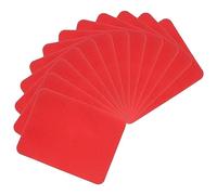 QUARKZMAN 12uds Termoadhesivos Parches para Ropa Reparación 4.9" x 3.7" Tela Parche Reparación Decoración para Ropa Pantalones Bolso, Rojo