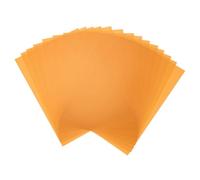 QUARKZMAN 14 pcs Láminas Plásticas De Colores, Película Ámbar Transparente A4 Gel De Corrección De Color Filtro De Luz Impermeable Hoja De 11.7 X 8.3 para Manualidades DIY, Foto (Naranja)
