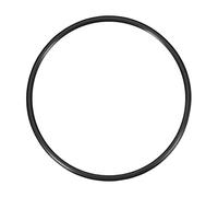 QUARKZMAN 140mm x 132mm x 4mm Nitrilo Goma Juntas Tóricas x 1uds Redondo Junta Arandela para Grifo Plomería Reparación Sellado Conexión [Negro]