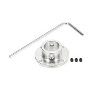 QUARKZMAN 14mm Conectores de Acoplamiento de Brida, 2pcs Acoplamiento de Brida Rígida con Mini Llave Hexagonal y Tornillo de Fijación Accesorios para Eje para Motores de Modelos RC DIY