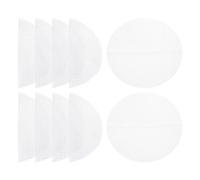 QUARKZMAN 15 Piezas de Malla de Silicona Antiadherente para Vaporera de 8.7 Pulgadas, Tapete Redondo Reutilizable de Malla para Pasteles, Dumplings, Blanco